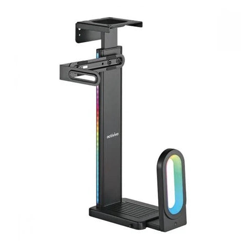 Activiva RGB Ultra-Wide Adjustable Wall & Under-Desk Gaming PC Mount