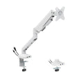 FlexPrecision Gas Spring Monitor Arm with USB Ports White