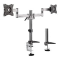 Aluminum LCD VESA Desk Mounts Dual 13"-27"