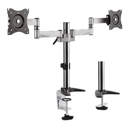 Aluminum LCD VESA Desk Mounts Dual 13"-27"
