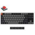 Keychron K1 QMK Wireless Low Profile Mechanical Keyboard RGB Red Switch