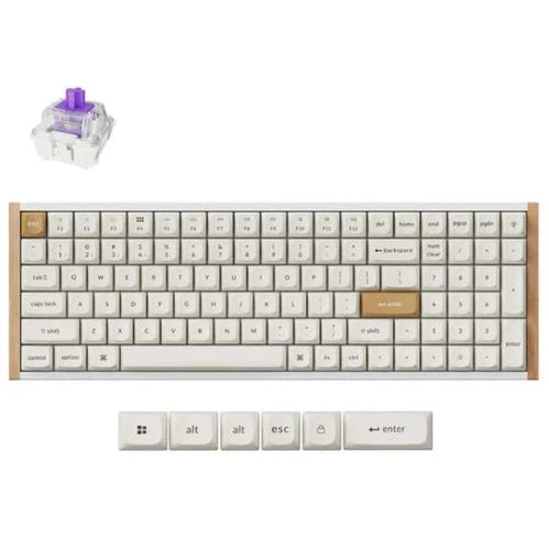 Keychron K4 HE Wireless Magnetic Switch Special Edition White Gateron Nebula Keyboard