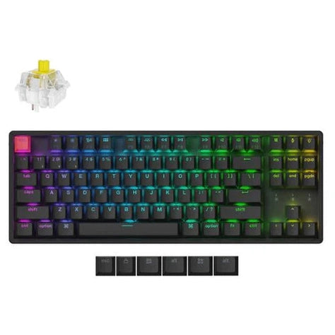 Keychron K8 QMK Wireless RGB Mechanical Keyboard Aluminum Frame Super Banana Hot-Swap