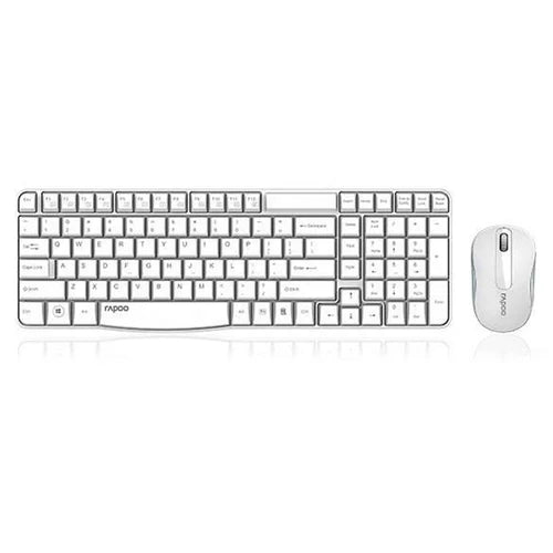 Rapoo X1800S Wireless Keyboard and Mouse White