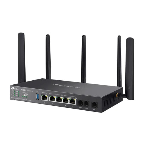 TP-Link DR3650v-4G Omada 4G+ Cat6 AX3000 Wi-Fi 6 Desktop DSL Gateway