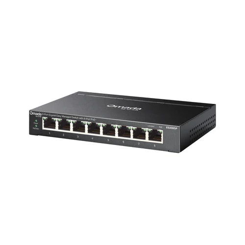 TP-Link ES208GP Omada 8-Port Gigabit Easy Managed PoE+ Switch