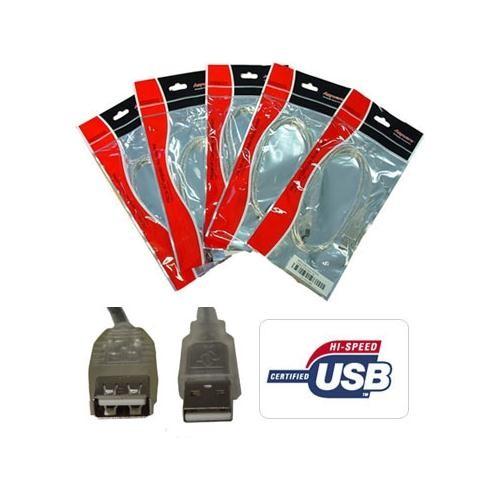 USB 2.0 Extension Cable Type A to A Male/Female 2m Transparent